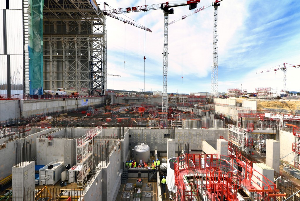 First plant component installed in Tokamak Complex