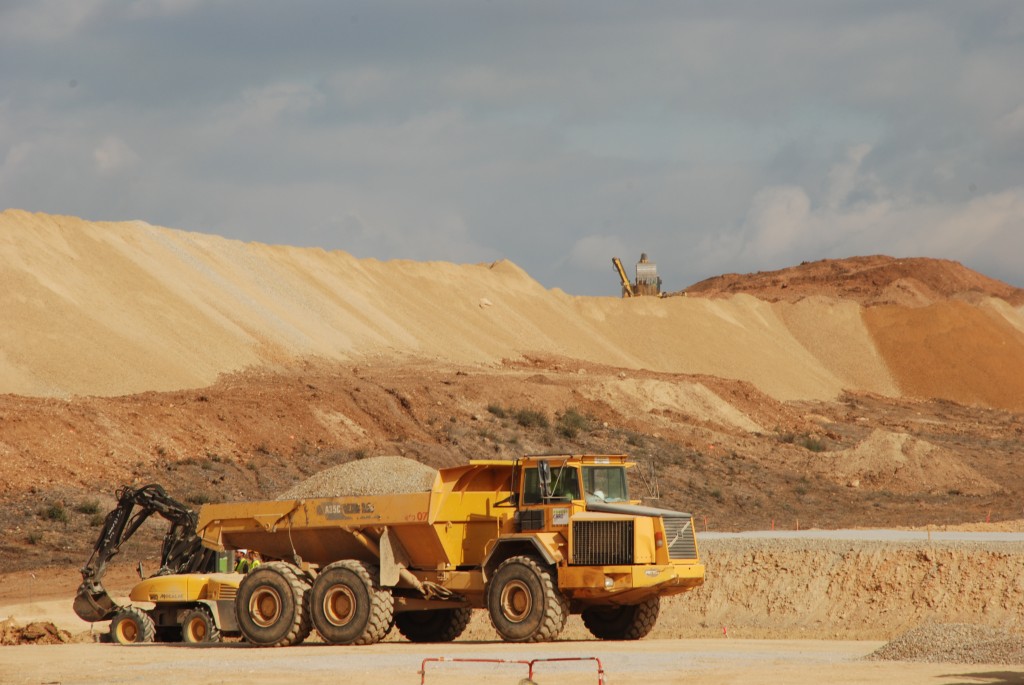 Removing tonnes—and tonnes—of earth
