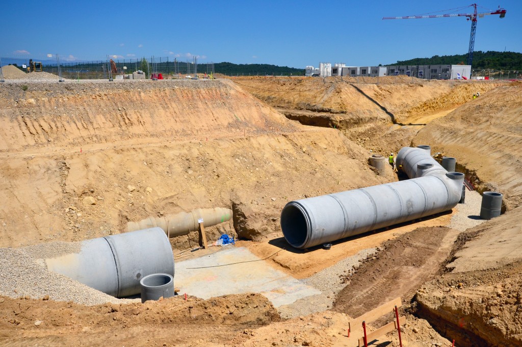 Drainage networks installed